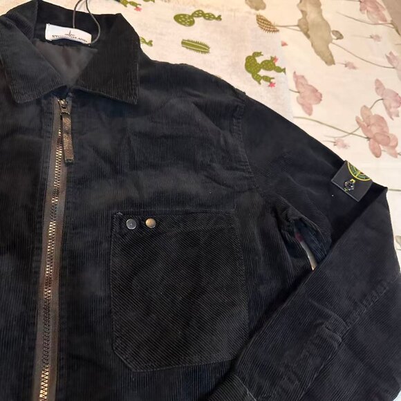 Stone Island Black Corduroy Jacket - Picture 3 of 7